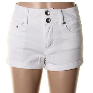 dollhouse NWT White High-Waisted Shorts Juniors 9